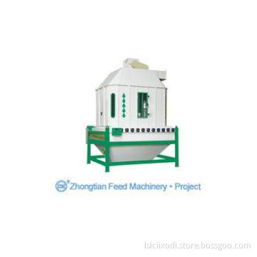 Factory Poultry / Plant Feed Pellet Cooler With The Counter
